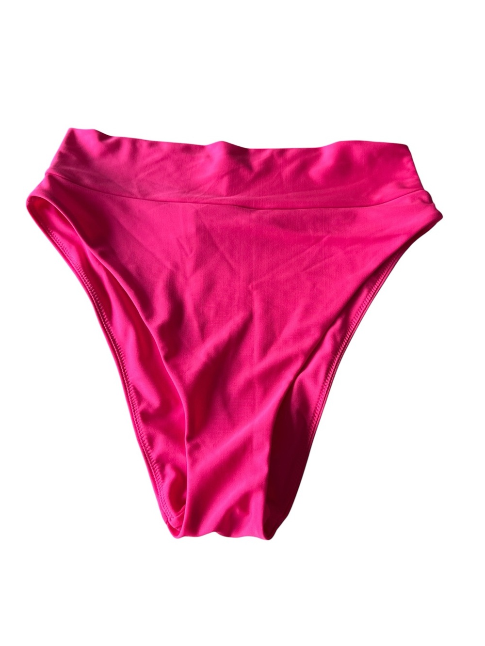 aerie Hot Pink High-Rise‎ Bikini Bottoms